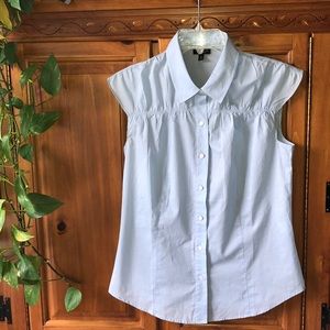 Talbots Sleeveless Button Down Blouse size 8